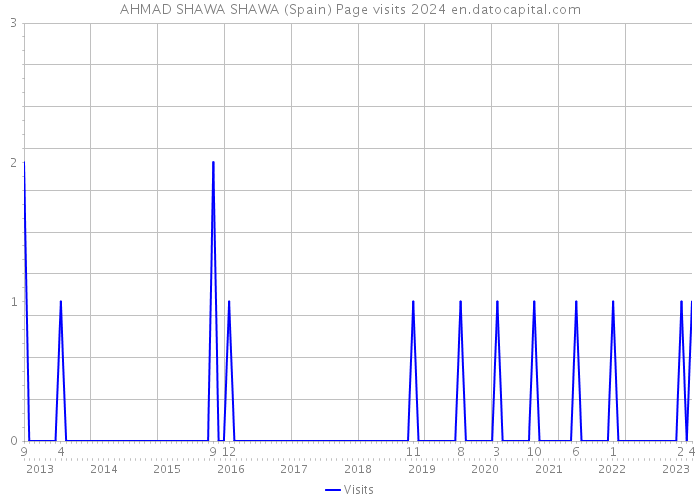 AHMAD SHAWA SHAWA (Spain) Page visits 2024 
