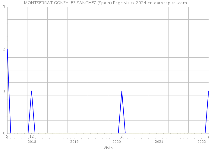 MONTSERRAT GONZALEZ SANCHEZ (Spain) Page visits 2024 