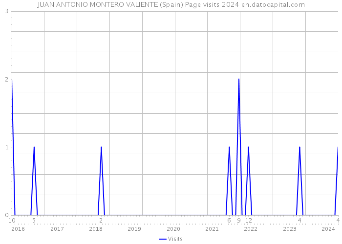 JUAN ANTONIO MONTERO VALIENTE (Spain) Page visits 2024 
