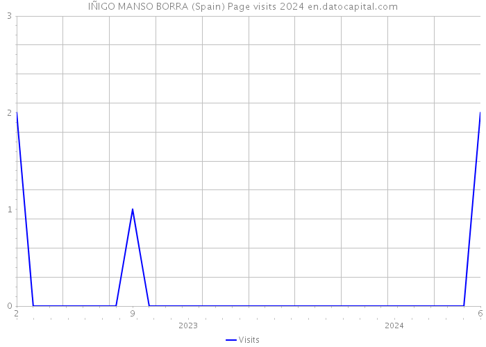 IÑIGO MANSO BORRA (Spain) Page visits 2024 