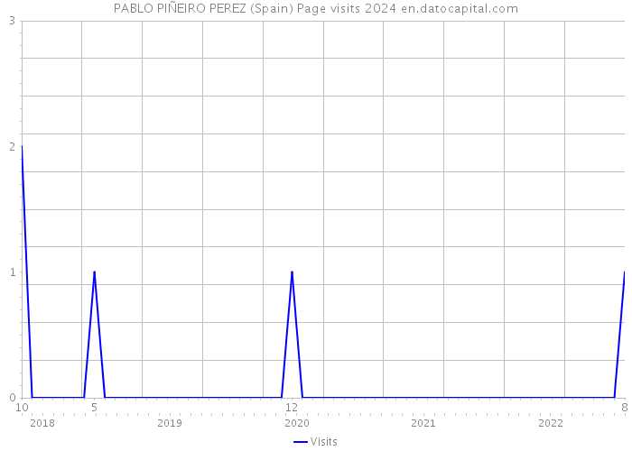 PABLO PIÑEIRO PEREZ (Spain) Page visits 2024 