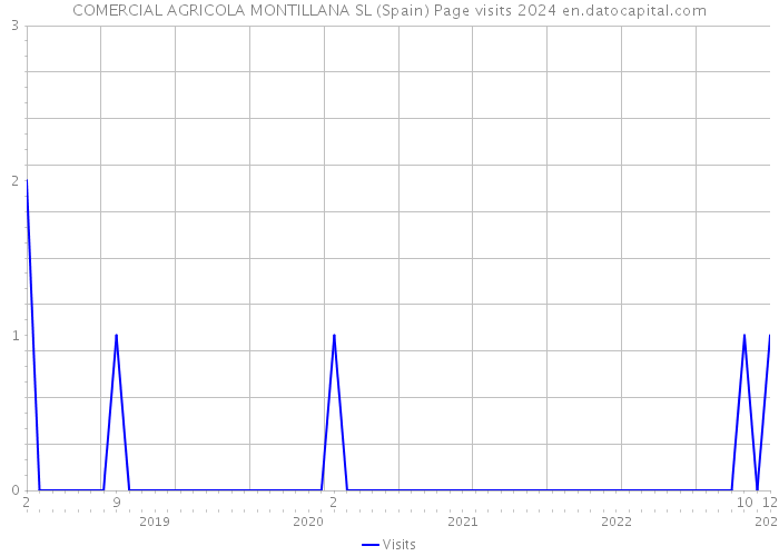 COMERCIAL AGRICOLA MONTILLANA SL (Spain) Page visits 2024 