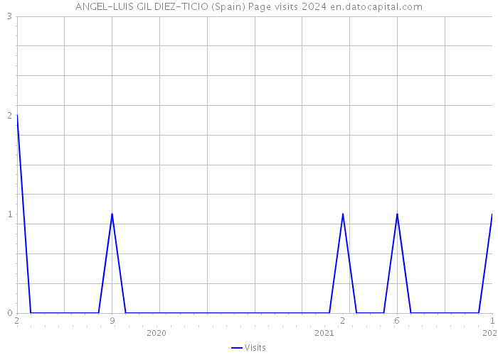ANGEL-LUIS GIL DIEZ-TICIO (Spain) Page visits 2024 
