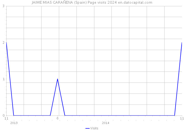JAIME MIAS GARAÑENA (Spain) Page visits 2024 