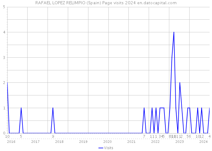 RAFAEL LOPEZ RELIMPIO (Spain) Page visits 2024 