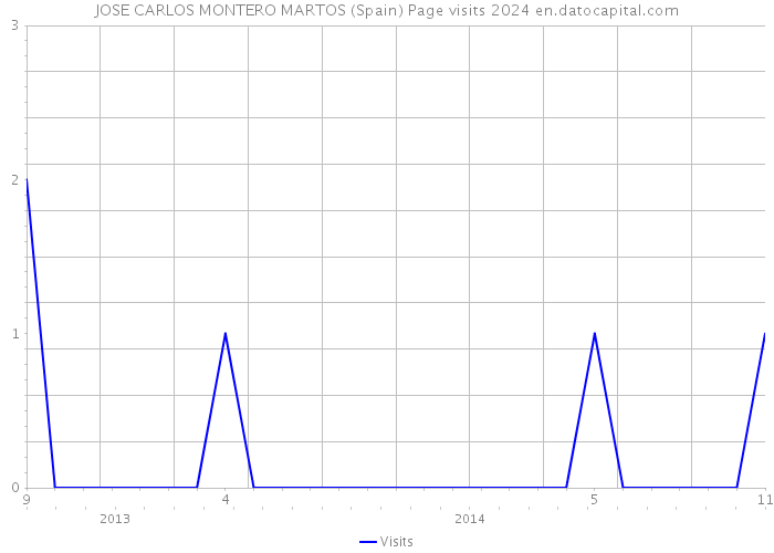 JOSE CARLOS MONTERO MARTOS (Spain) Page visits 2024 