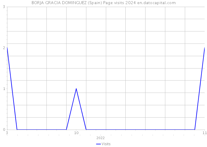 BORJA GRACIA DOMINGUEZ (Spain) Page visits 2024 