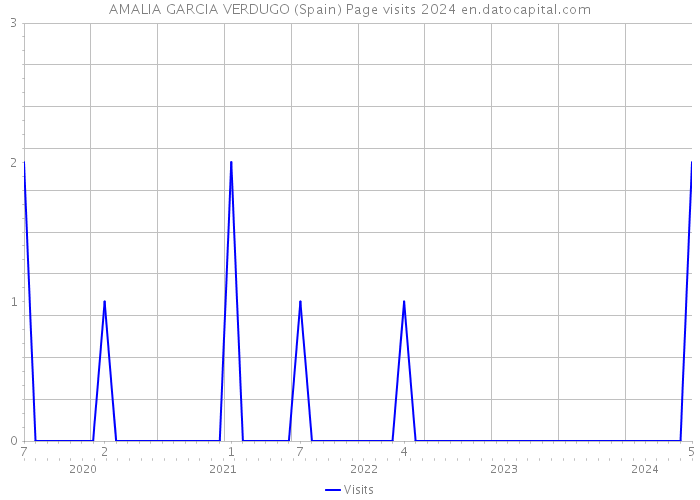 AMALIA GARCIA VERDUGO (Spain) Page visits 2024 
