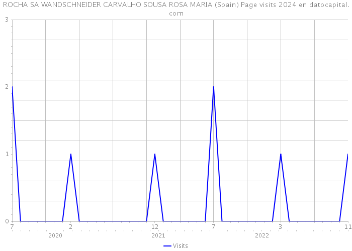 ROCHA SA WANDSCHNEIDER CARVALHO SOUSA ROSA MARIA (Spain) Page visits 2024 