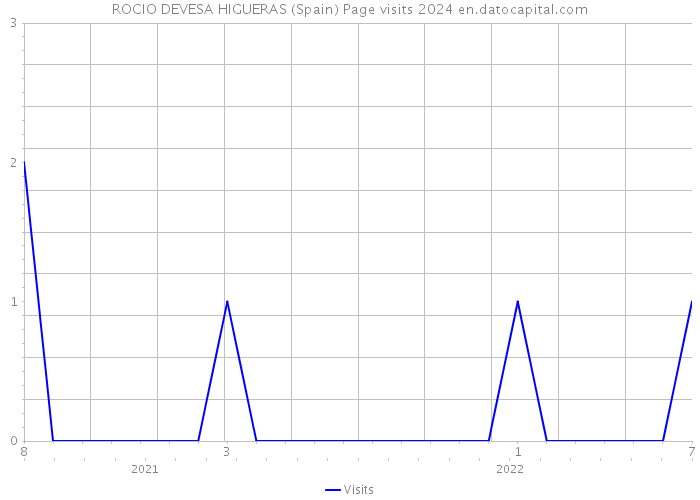 ROCIO DEVESA HIGUERAS (Spain) Page visits 2024 
