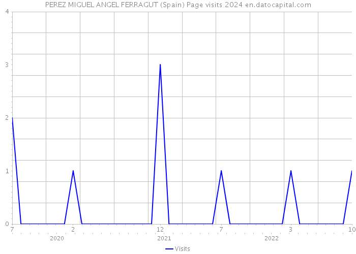 PEREZ MIGUEL ANGEL FERRAGUT (Spain) Page visits 2024 