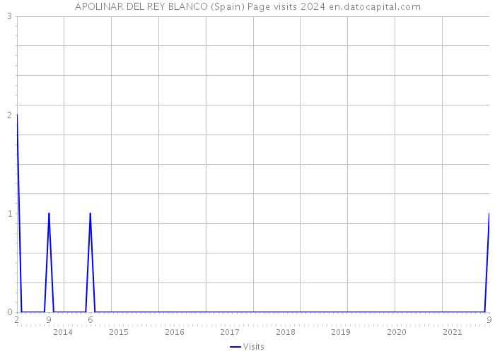 APOLINAR DEL REY BLANCO (Spain) Page visits 2024 