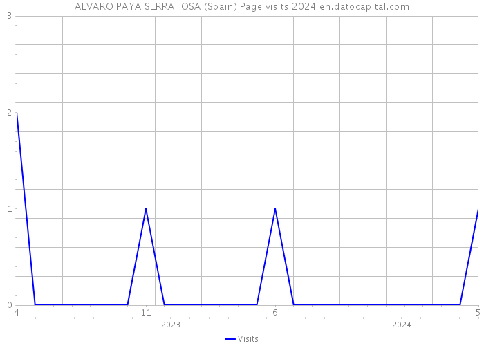 ALVARO PAYA SERRATOSA (Spain) Page visits 2024 