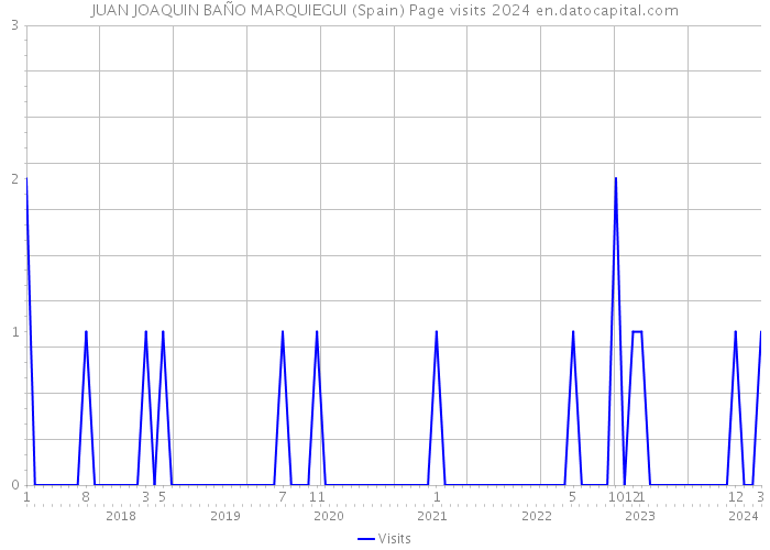 JUAN JOAQUIN BAÑO MARQUIEGUI (Spain) Page visits 2024 