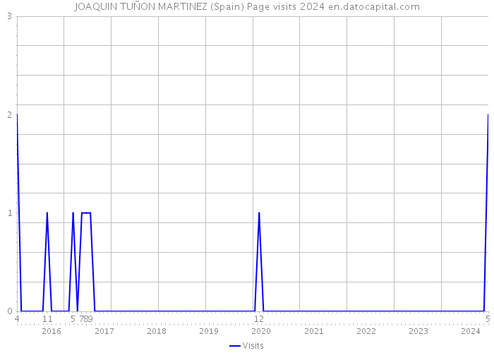 JOAQUIN TUÑON MARTINEZ (Spain) Page visits 2024 