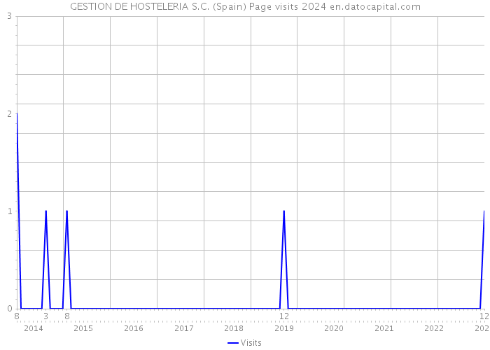 GESTION DE HOSTELERIA S.C. (Spain) Page visits 2024 