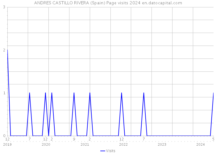 ANDRES CASTILLO RIVERA (Spain) Page visits 2024 
