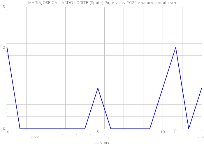 MARIAJOSE GALLARDO LORITE (Spain) Page visits 2024 