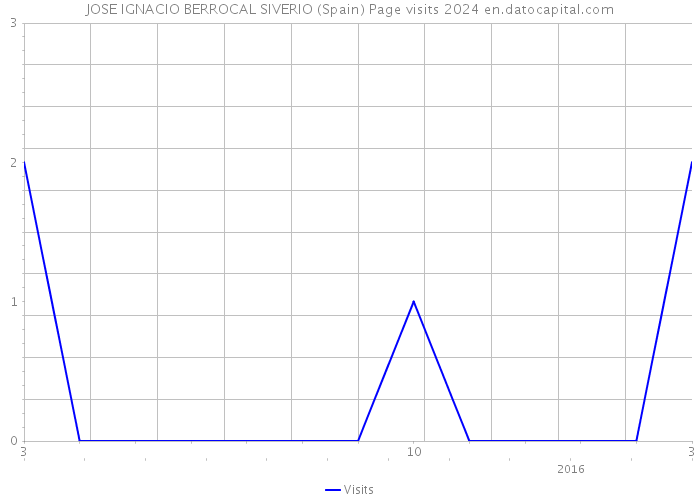 JOSE IGNACIO BERROCAL SIVERIO (Spain) Page visits 2024 