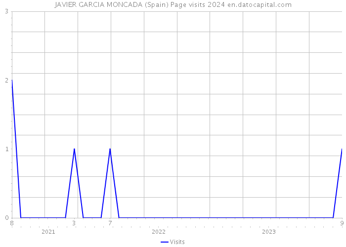 JAVIER GARCIA MONCADA (Spain) Page visits 2024 