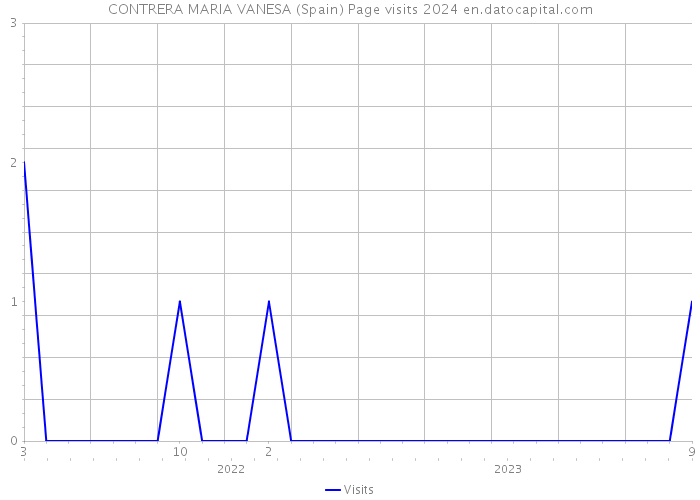 CONTRERA MARIA VANESA (Spain) Page visits 2024 