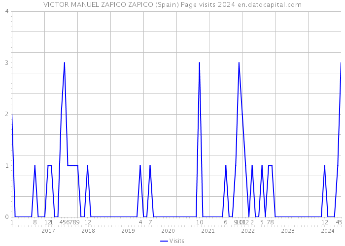 VICTOR MANUEL ZAPICO ZAPICO (Spain) Page visits 2024 