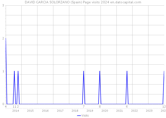 DAVID GARCIA SOLORZANO (Spain) Page visits 2024 