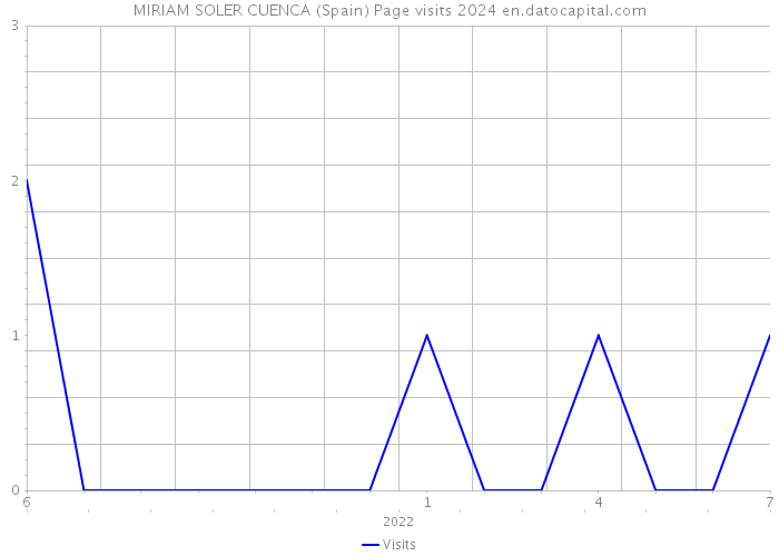 MIRIAM SOLER CUENCA (Spain) Page visits 2024 