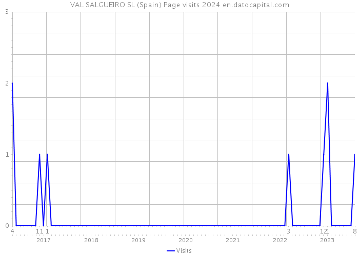VAL SALGUEIRO SL (Spain) Page visits 2024 
