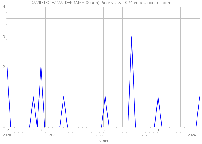 DAVID LOPEZ VALDERRAMA (Spain) Page visits 2024 