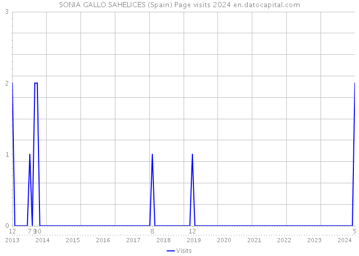 SONIA GALLO SAHELICES (Spain) Page visits 2024 