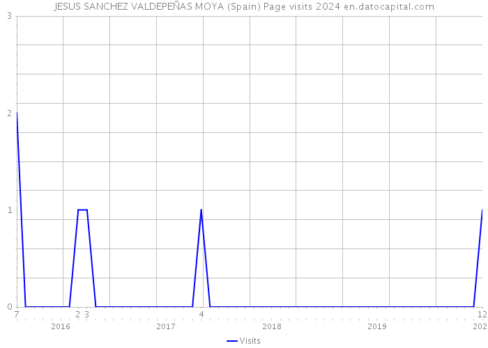 JESUS SANCHEZ VALDEPEÑAS MOYA (Spain) Page visits 2024 