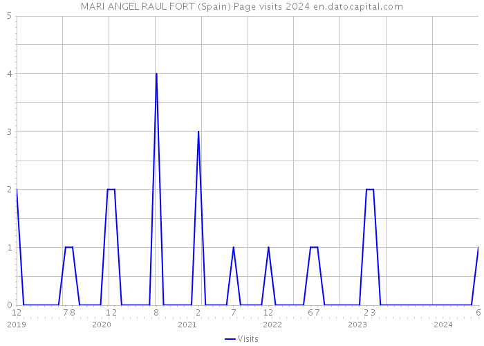 MARI ANGEL RAUL FORT (Spain) Page visits 2024 