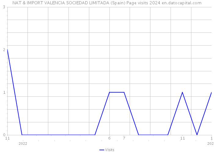 NAT & IMPORT VALENCIA SOCIEDAD LIMITADA (Spain) Page visits 2024 
