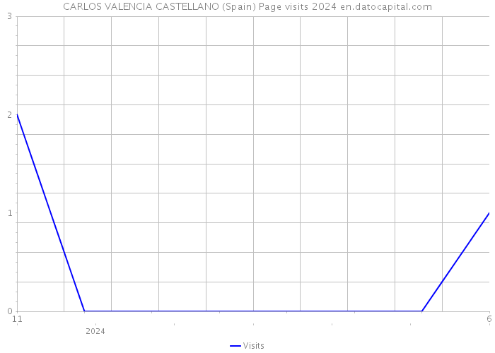 CARLOS VALENCIA CASTELLANO (Spain) Page visits 2024 