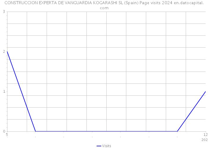 CONSTRUCCION EXPERTA DE VANGUARDIA KOGARASHI SL (Spain) Page visits 2024 