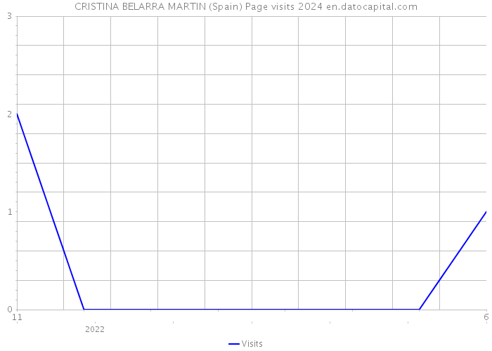 CRISTINA BELARRA MARTIN (Spain) Page visits 2024 