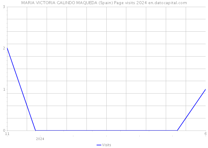 MARIA VICTORIA GALINDO MAQUEDA (Spain) Page visits 2024 