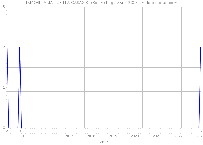 INMOBILIARIA PUBILLA CASAS SL (Spain) Page visits 2024 