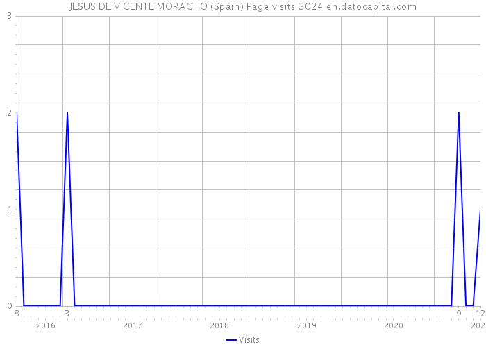 JESUS DE VICENTE MORACHO (Spain) Page visits 2024 