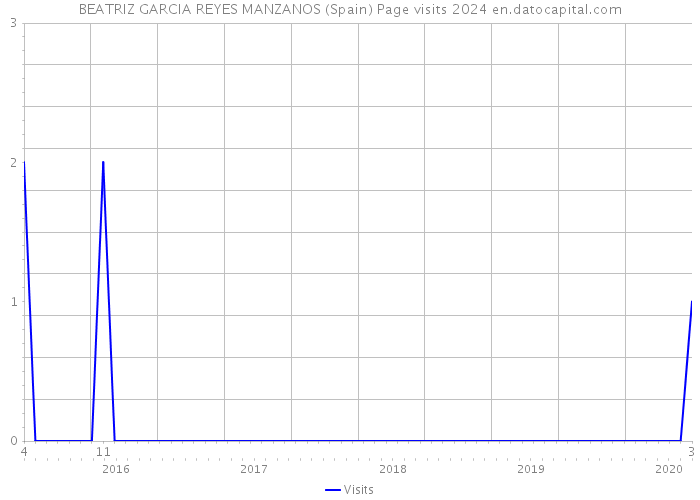 BEATRIZ GARCIA REYES MANZANOS (Spain) Page visits 2024 