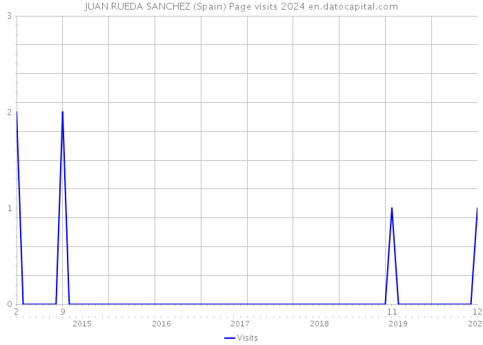 JUAN RUEDA SANCHEZ (Spain) Page visits 2024 