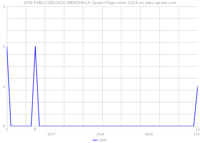 JOSE PABLO DELGADO MENCHACA (Spain) Page visits 2024 