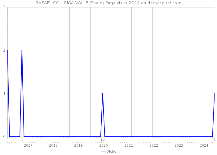 RAFAEL COLUNGA VALLE (Spain) Page visits 2024 