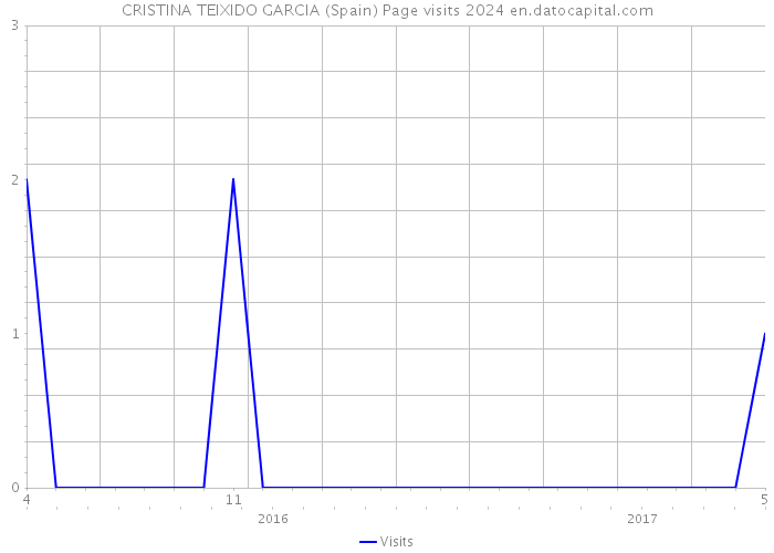 CRISTINA TEIXIDO GARCIA (Spain) Page visits 2024 