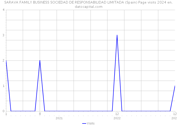 SARAVA FAMILY BUSINESS SOCIEDAD DE RESPONSABILIDAD LIMITADA (Spain) Page visits 2024 