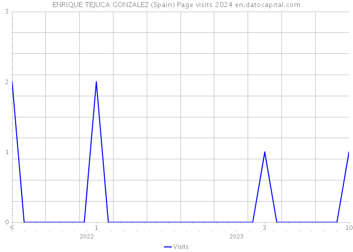 ENRIQUE TEJUCA GONZALEZ (Spain) Page visits 2024 