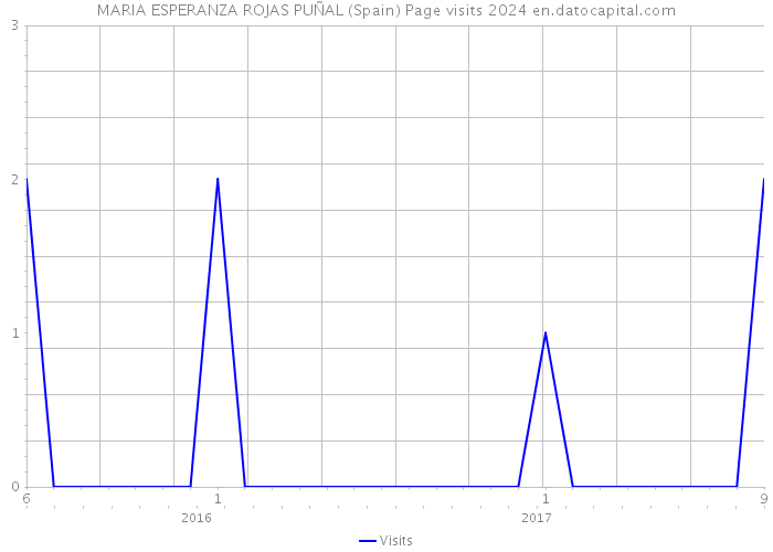 MARIA ESPERANZA ROJAS PUÑAL (Spain) Page visits 2024 