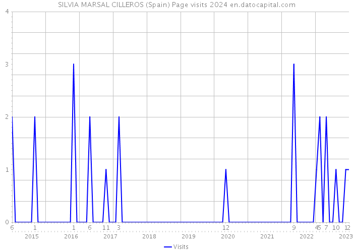 SILVIA MARSAL CILLEROS (Spain) Page visits 2024 