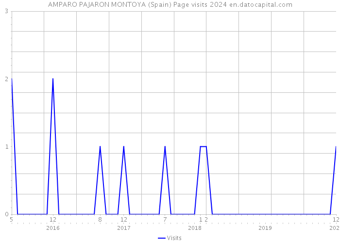 AMPARO PAJARON MONTOYA (Spain) Page visits 2024 